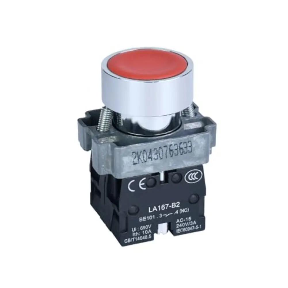 For Outdoor Use 22mm Push Button SPDT 10A Momentary Action SPDT Configuration IP65 Waterproof 10A Current Rating