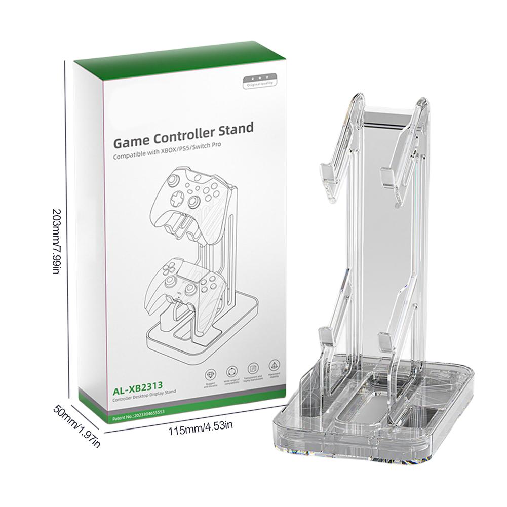 RGB Controller Display Stand Space Saving Desk Mount Universal Storage Organizer Removable Anti-Slip Anti-Scratch for PS5 Xbox