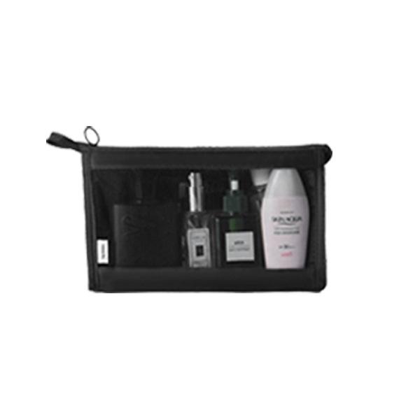 Borsa per Trucco da Viaggio di Grande Capacità con Separazione Umido/Secco e Design a Gancio Cationico