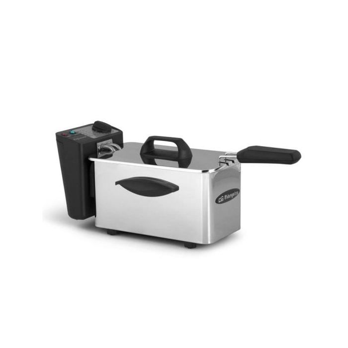 Friteuse - ORBEGOZO - FDR-25 - 2,5L - Acier inoxydable - 2000W