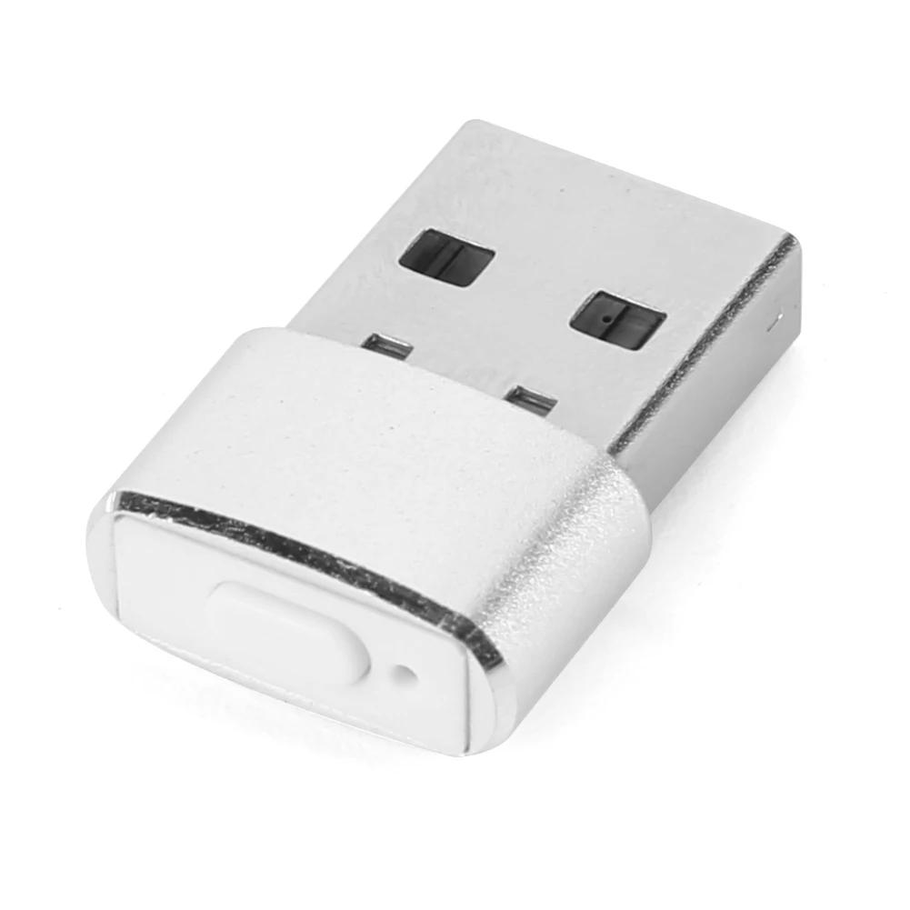 Mouse Jiggler Undetectable Automatic Mover USB/Type-C Port Shaker Wiggler Plug and Play Keeps Awake With ON/OFF Switch For PC