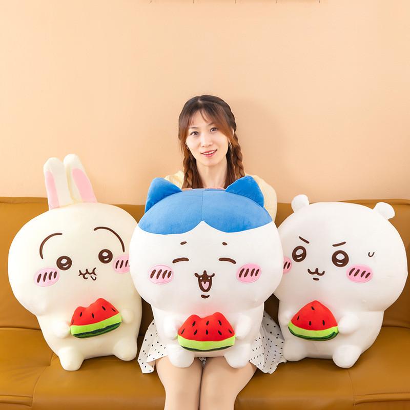 Plush Watermelon Chiikawa Little Eight And Cartoon Animal Stuffed Toys For Kids And Adults