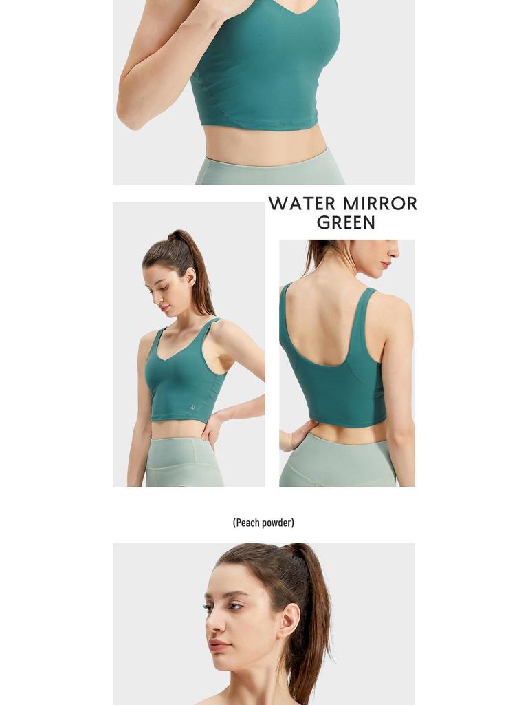 Stoßfeste Damen Schnelltrocknende Yoga-Weste mit Polstern - Ideal für Outdoor-Sport & Fitness.