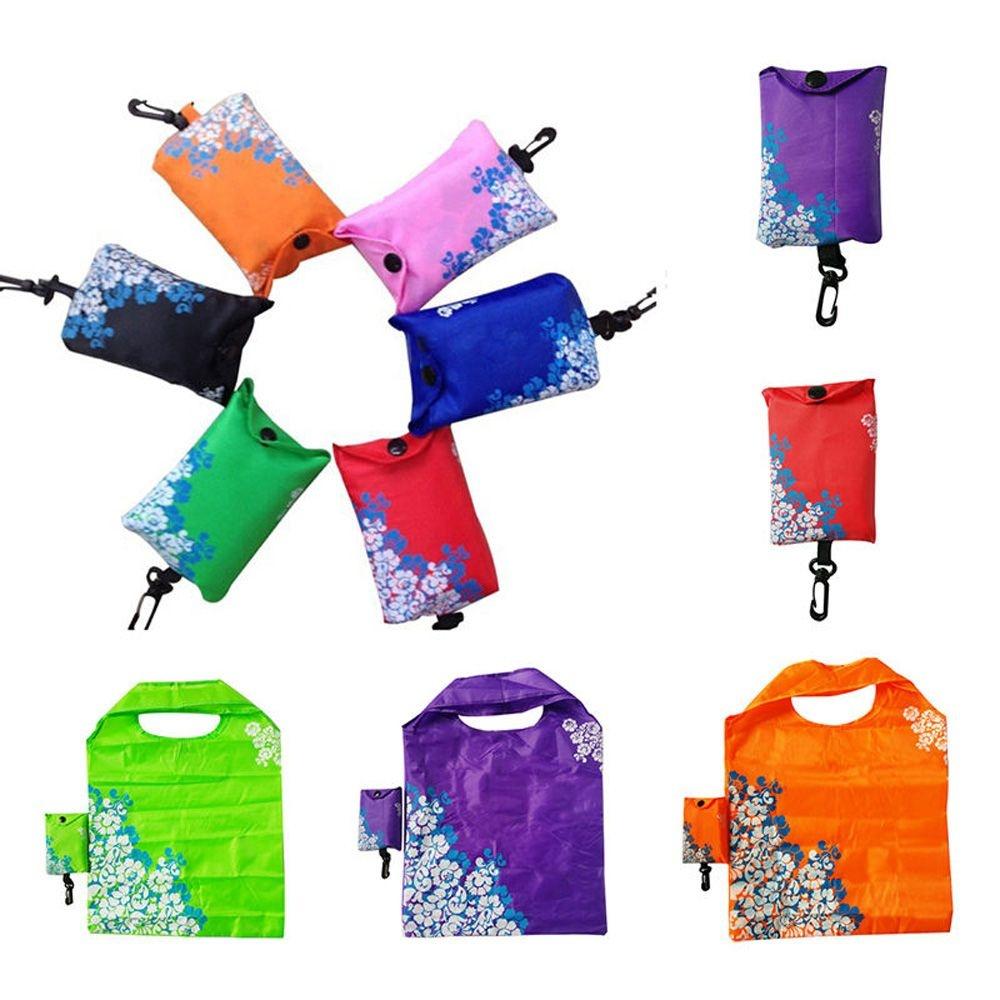 Random Sent Fashion Recycle Travel Folding Reusable Eco Tote Pouch Shopping Bag Handbags
