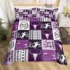 American Football Green Flame Three-Piece Quilt Cover 3D Digital Printing Bedding Set