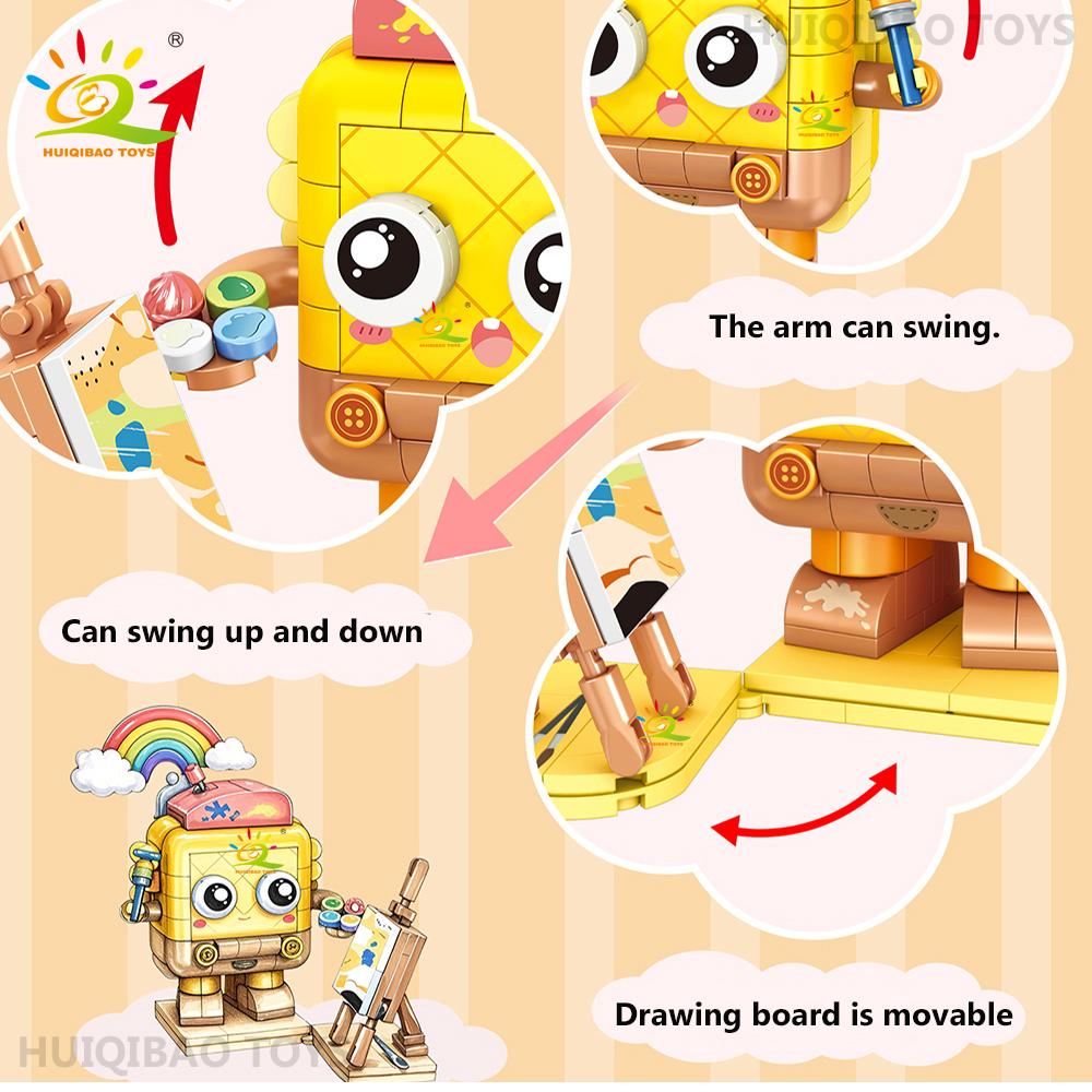 First-Class Huiqibao Self-Assembly Premium-Quality Gourmet Mechanical Machine First-Class Cute First-Class Popcorn Superior-Grade Cake High-Standard