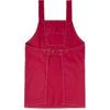 Lani Children's Apron, Simple Solid Color, Kids, Red, 130cm