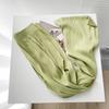 2026 Summer Women's Korean Style Ice Silk Wide-Leg Pants - High Elastic Drape, Leg-Lengthening, Casual Straight-Leg Design