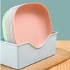 10PCS Random Color Multifunctional Dish Multicolor Snack Dish Candy Plate  Home Kitchen