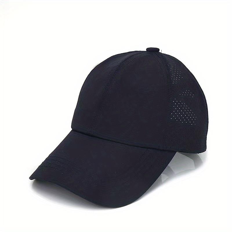 Summer Quick Drying Men's Ponytail Baseball Hat Sunscreen Hat Women's Sports Hat Camping Hat