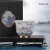 Mutton-Fat Jade White Porcelain Master Tea Cup