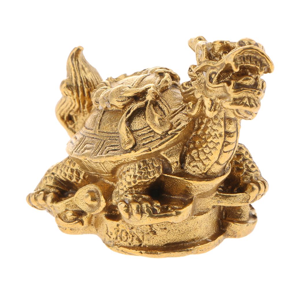 Chinese Feng Shui Dragon Statue Sculpture Animal Ornament Home FurnishingsUTLO