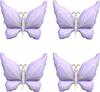 4pcs/set Butterfly Foil Balloons Spring Themed Party Decorations for Birthdays, Wedding Bridal Showers, and Baby Showers Gifts