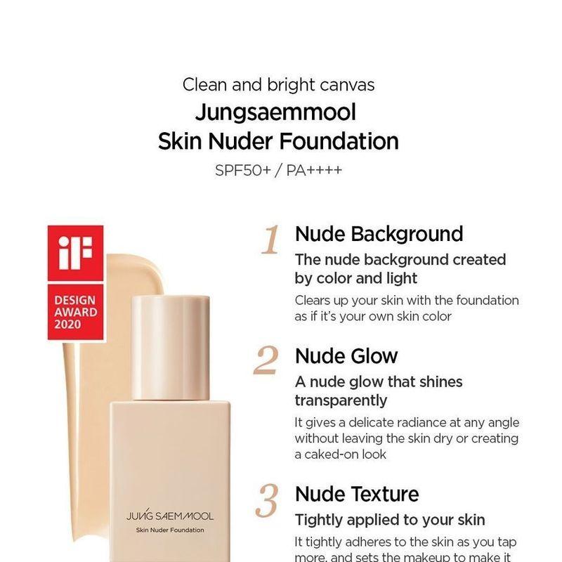 JUNG SAEM MOOL - Skin Nuder Foundation - 6 Farben