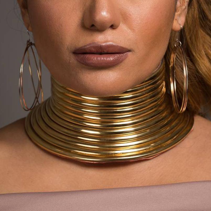 Femmes Vintage Collar Chaîne Collier Bronze Dentelle Sculpture Fleur Ras Du Cou Femmes Vintage Collar Chaîne Collier Bronze Dentelle Sculpture Fleur Ras Du Cou