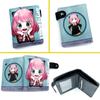 Anime Loid Anya Forger Yor PU Short Folding Wallet Coin Purse with Interior Zipper Pocket