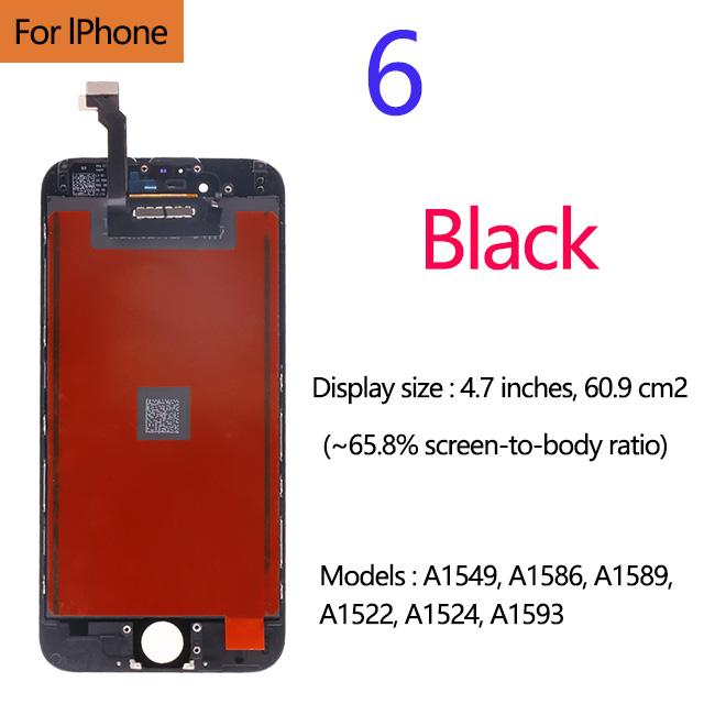 AAA+++ OEM LCD For iPhone 5 5s 5c 6s 7 8PlusLCD Touch Screen Digiziter Assembly For iPhone 6 6sPlus 7 8 Display