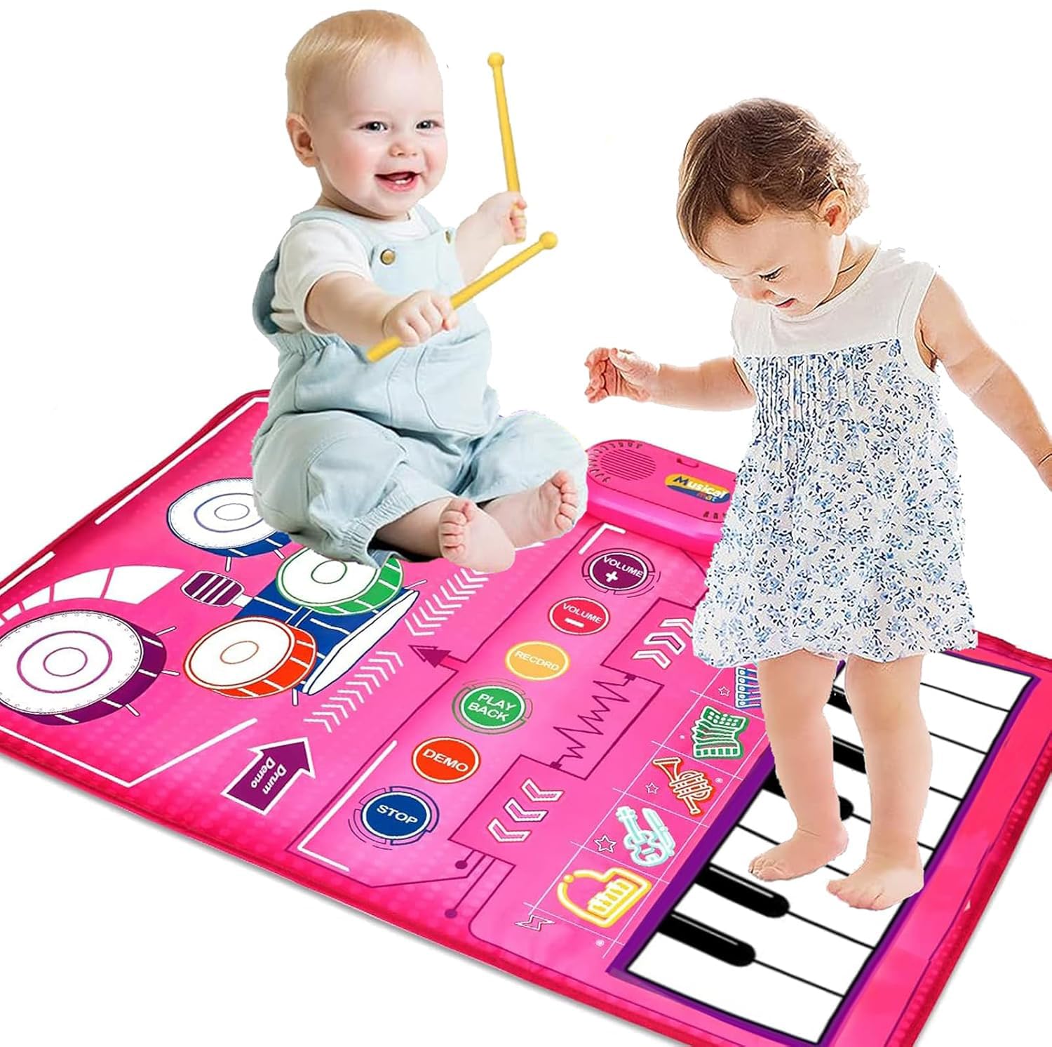 

Кабеила Пианино Мат Игрушка Ударная установка на День рождения Популярная игрушка Музыкальная Складная Музыка 13 Демо 6 Инструмент Запись и Воспроизведение Развивающая игрушка для девочек