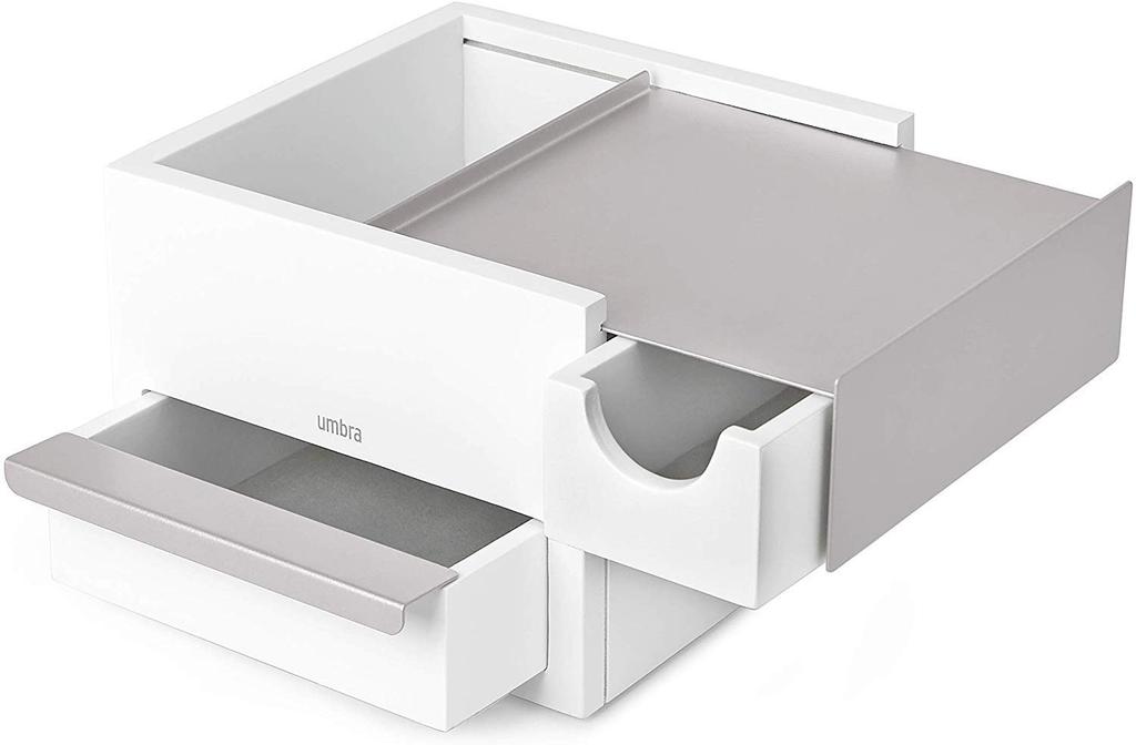 Umbra Mini STOWIT Jewelry Storage Box, White/Nickel, 21005314760