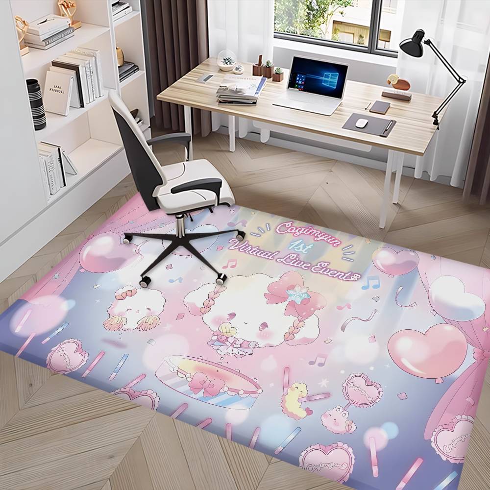 C-cogimyun Anime Entrance Door Mat Nordic Style Bedroom Living Room Doormat Home Balcony Anti-Slip Modern Home Decor