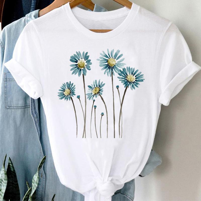 90er Jahre Damen Aquarell Ananas Süß Trend Niedlich Kurzarm Sommer Mode Print T-Shirt Top T-Shirt Dame Damen Kleidung Freizeit Grafik T-Shirt