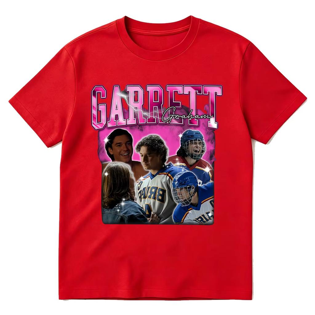 2026 Sommer Heißer Verkauf Außerhalb des Campus Garrett Graham Grafik T-Shirts Briar University Eishockey T-Shirt Unisex Lässig Outdoor Baumwoll-T-Shirt