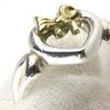Used TIFFANY&Co. Ring Heart Ribbon EU#49.5 Silver925/K18 Yellow Gold 3.2g Silver Yellow Gold