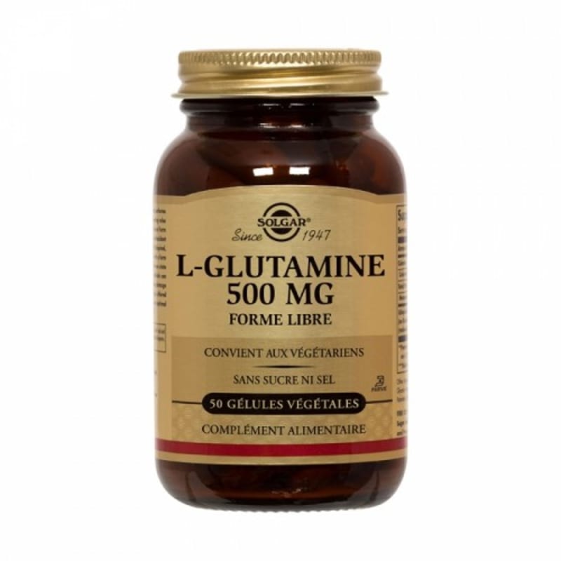 

Solgar L-GLUTAMINE 500MG 50 Capsules