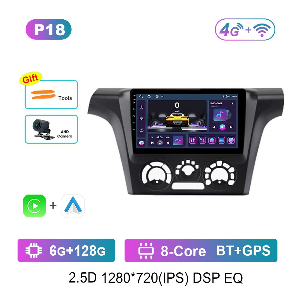 Car Radio Multimedia Player 9 inch for Mitsubishi Outlander 1 2002 - 2008 Android 4G Navi GPS WIFI IPS Touch Screen DSP Stereo