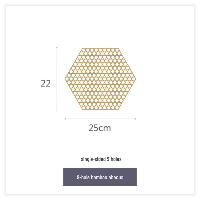 Шестиугольное плетеное вручную бамбуковое украшение для детсадовских помещений