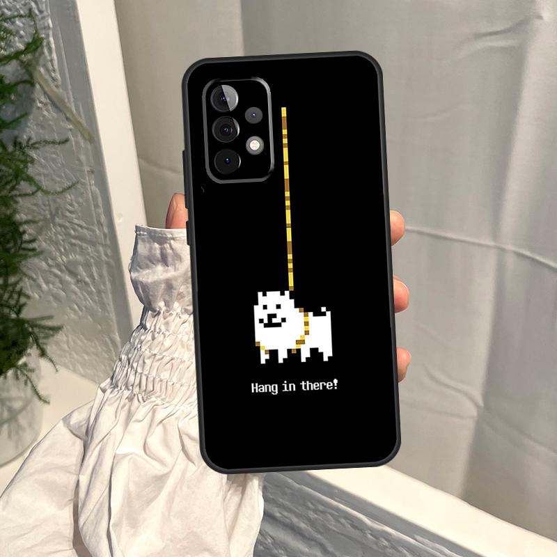 

Чехол Undetale Назойливая Собака Для Samsung Galaxy A56 A36 A16 A06 A54 A34 A14 A13 A53 A12 A22 A32 A52 A35 A15 A55 A17 Samsung A17