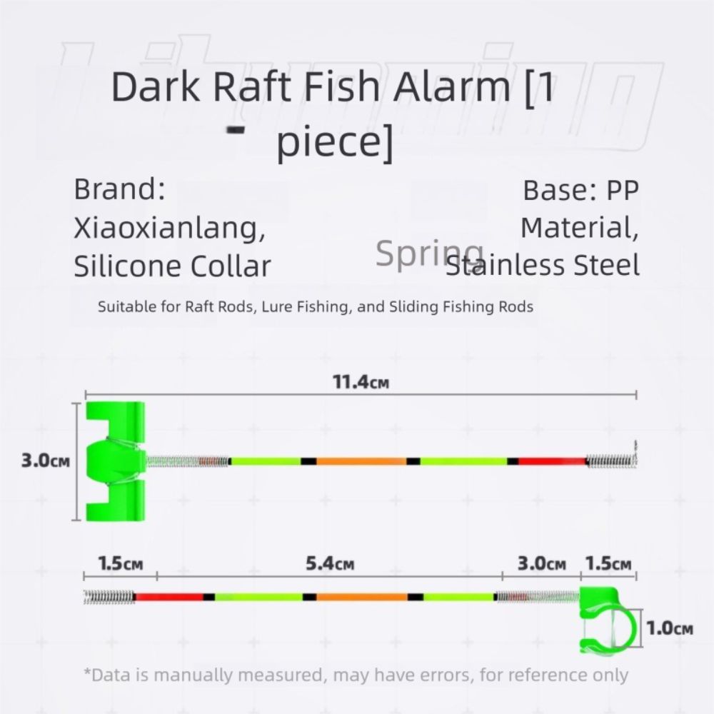 Night Fishing Fishing Rod Lighting Stick Bite Alarm Waterproof Fishing Bite Alarm Indicator Removable Float Tackle
