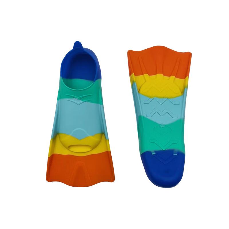 Macaron Color Silicone Short Swimming Fins