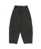 CARGOBROS Curved Line Washed Denim Pants (Black)