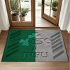 Irland Rugby Design Kristall Samt Teppich Weiche Dekorative Matte für Schlafzimmer Eingang
