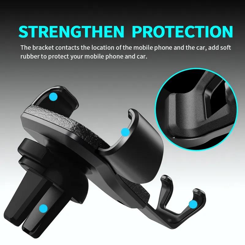 Gravity Car Mount GPS Mobile Phone Holder Vent Clip Tallation  For Skoda Fabia 1 2 Octavia A7 A5 Superb Rapid Yeti Karoq RS