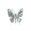 Animal Embossed Shell Butterfly Brooch Pendant With Multi Function Decor For Unisex Wear