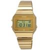 Casio CASIO Digitaluhr Vintage Serie A700WEVG-9A Herren Damen Gold Überseemodell