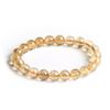 9mm Blond Armbånd Naturlig Blond Titanarmbånd Hårkrystallarmbånd