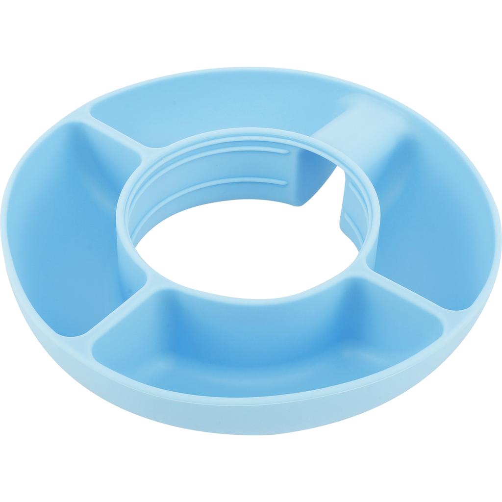 Snack-Ring 4-Fach Snack-Behälter Sichere Silikonbecher Snack-Tablett Wiederverwendbare Becher Snack-Platten Snack-Ring für 40oz Becher