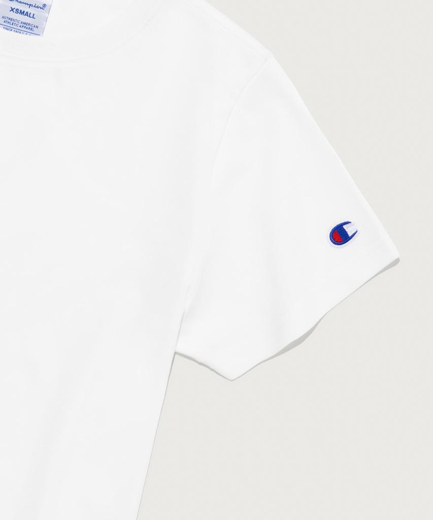CHAMPION Women'S C-Logo Slim Fit Short Sleeve T-Shirt White