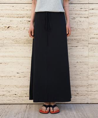 Siyajyu Sist9064 Flow Tension Banding Skirt_Black