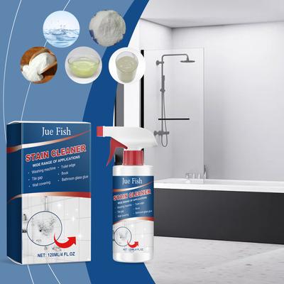 JUE FISH מנקה כתמי אמבטיה מנקה רב-תכליתי לכתמים ואבנית מנקה אמבטיה