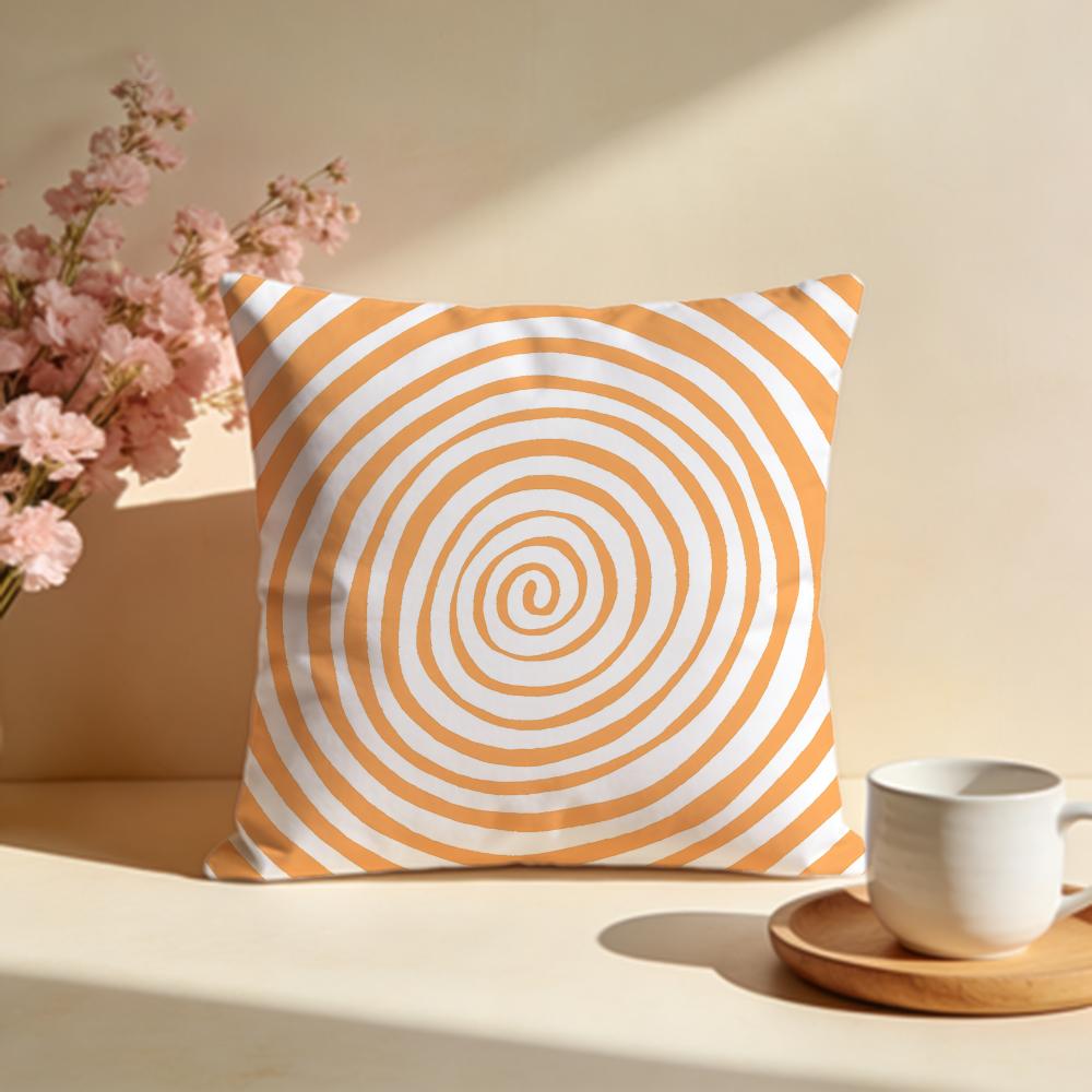 Wavy Stripe Psychedelic Cushion Cover Soft Pillow Cases for Home Bedroom Living Room Sofa