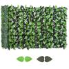 Artificial Hedge Climbing Plant, Outdoor Decoration, 300 X 100 Cm, Dark Green