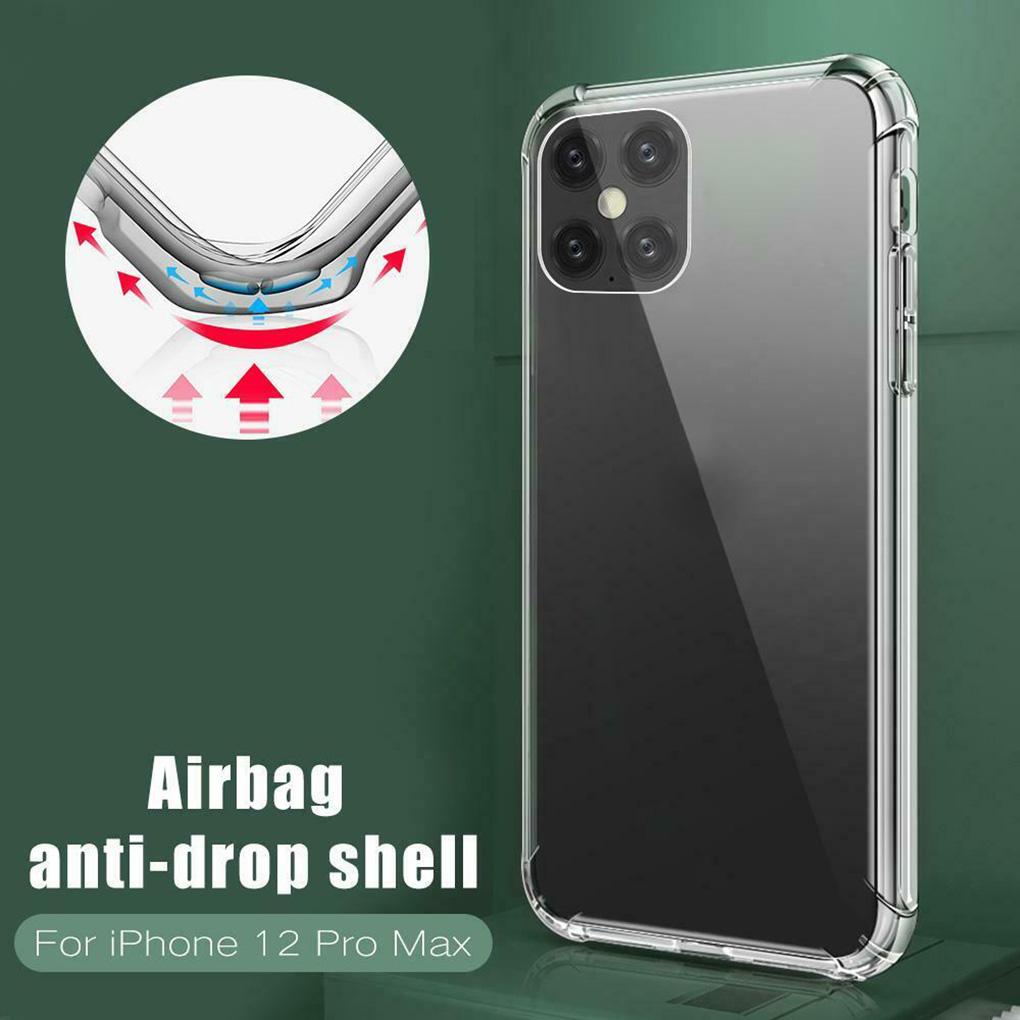 Anti\-drop Phone Cover Shockproof Soft Case TPU Clear Cover Replacement for 12/12 Pro/ 12 Mini/12 Pro Max