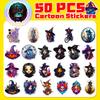 50 Gothic Witch Stickers Demon Horror Dark Gothic Graffiti Stickers Cross