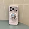 Women's Polka Dot Bow Magnetic Phone Case for iPhone 14/15/16ProMax/17