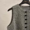 Weste für Damen Baumwolle Herbst Winter Ärmellose Tops Weste Verdickt Lässig Rundhalsweste
