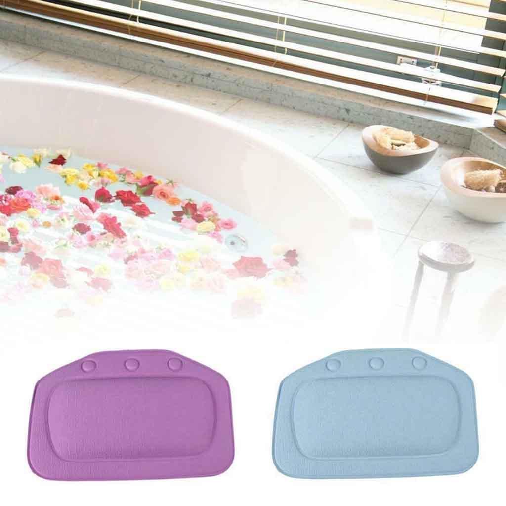 Comfortable SPA Bath Bathtub Bathroom Neck Headrest Soft Pad Suction